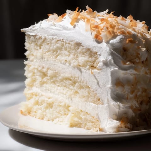 Classic Tender Coconut Cake