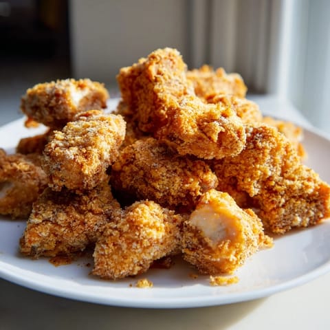 Homemade Popcorn Chicken, showcasing perfectly fried, bite-sized chicken pieces ready to enjoy.