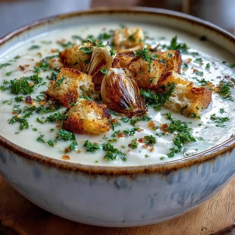Roasted Garlic Soup