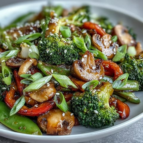 Ginger Stir-Fried Vegetables