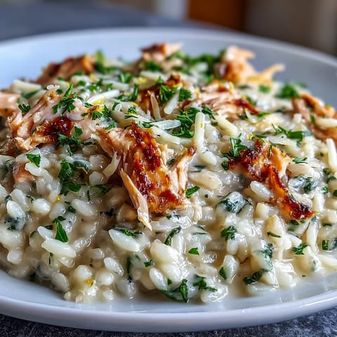 A bowl of Smoked Haddock Risotto with flaky smoked fish and tender Arborio rice ready to enjoy.