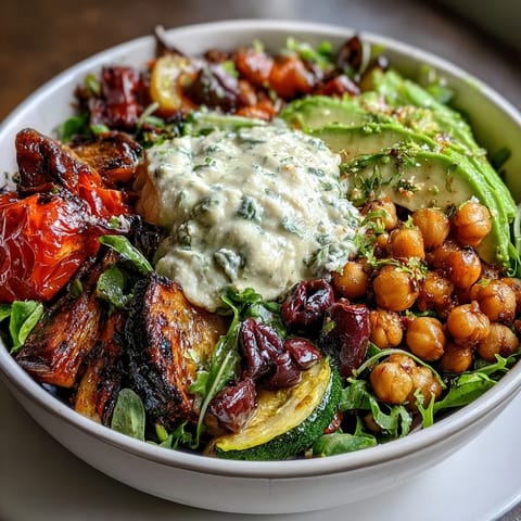 Vegan Mediterranean Buddha Bowl