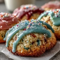 Delicate lemon sugar cookies with pastel glaze, perfect for spring celebrations and afternoon tea.
